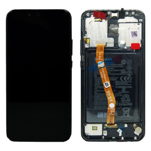 Huawei Mate 20 Lite LCD Keretes Fekete
