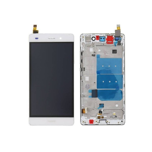 Huawei P8 Lite LCD+Touch+Keret Fehér