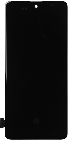 Samsung A715 A71 LCD Keretes Gyári Fekete