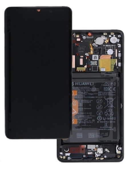 Huawei P30 New Code Touch+LCD+Akku Fekete