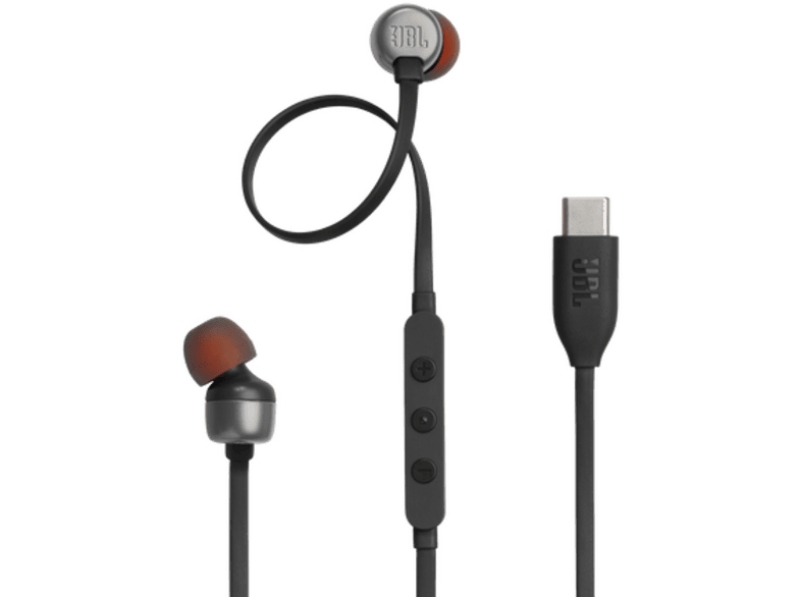 JBL Tune 305C In Ear Type-C headset - Fekete