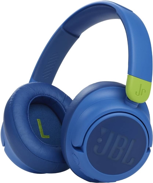 JBL JR460NC Aktiv Zajszűrős Bluetooth Fejhallgató - Kék