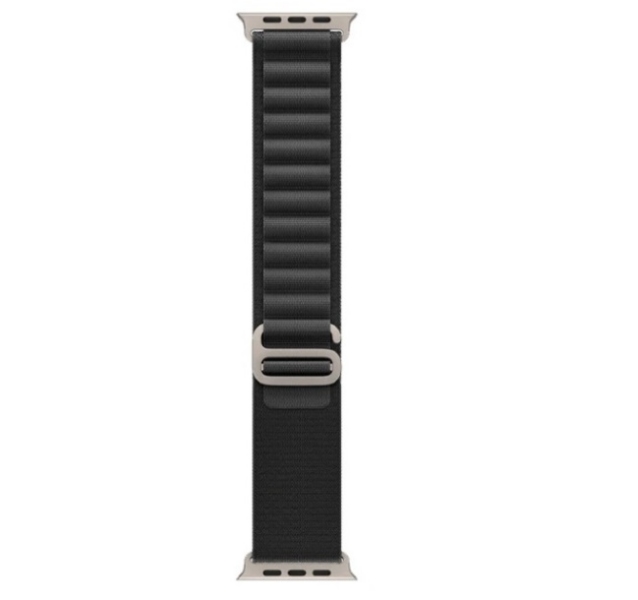 Alpine Szövet Apple Watch Szíj 38/40/41mm-Fekete
