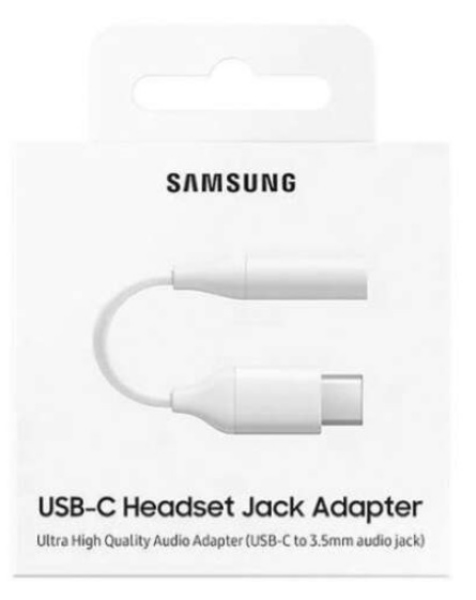 Samsung Type-C to 3.5mm Jack Átalakító - Fehér (Blister)