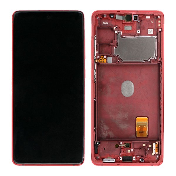 Samsung G780 S20 FE LCD Keretes Gyári Piros