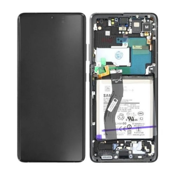 Samsung G996 S21+ LCD Keretes Gyári Lila
