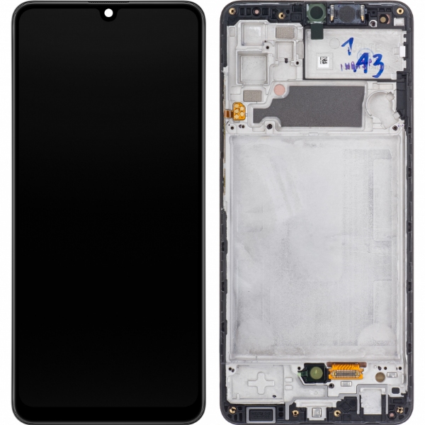 Samsung A325 A32 4G LCD Keretes Gyári Fekete