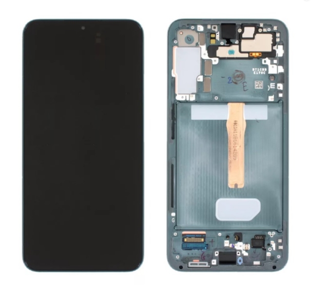 Samsung S906 S22 Plus LCD Keretes Gyári Zöld