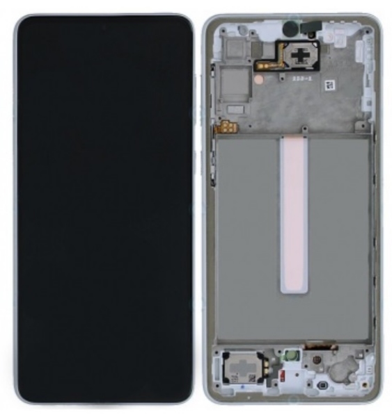 Samsung A336 A33 5G LCD Keretes Gyári Fehér