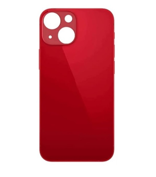 iPhone 13 Akkufedél, hátlapi üveg Piros