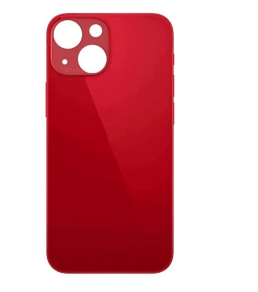 iPhone 13 Mini Akkufedél, hátlapi üveg Piros