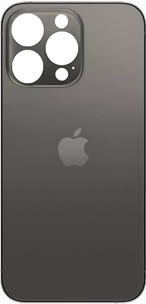 iPhone 13 Pro Akkufedél, hátlapi üveg Fekete