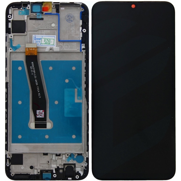 Huawei P Smart 2019 LCD Keretes Gyári Fekete