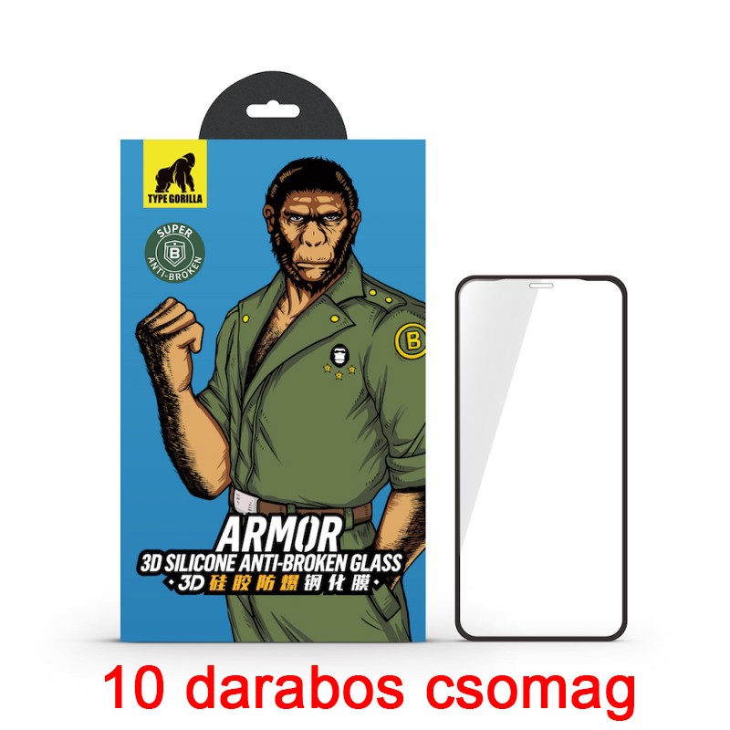 Apple iPhone XS Max/11 pro Max TG Armor 3D Silicone Edge 10 Darabos Full Ü