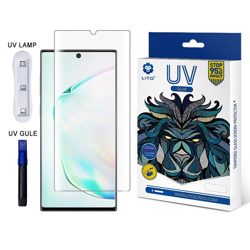 Samsung S8 Plus Lito UV Liquid Glue 3D Üvegfólia - Átlátszó