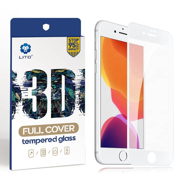 Apple iPhone 7 Plus/8 Plus Lito 3D HD Full Cover Üvegfólia - Fehér
