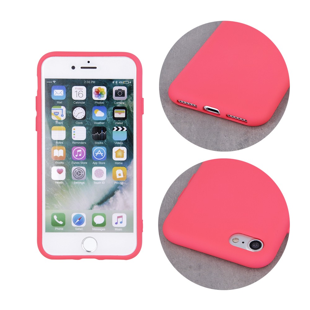 Apple iPhone 7/8/SE 2020/SE 2022 Silicon Hátlap - Rózsaszín