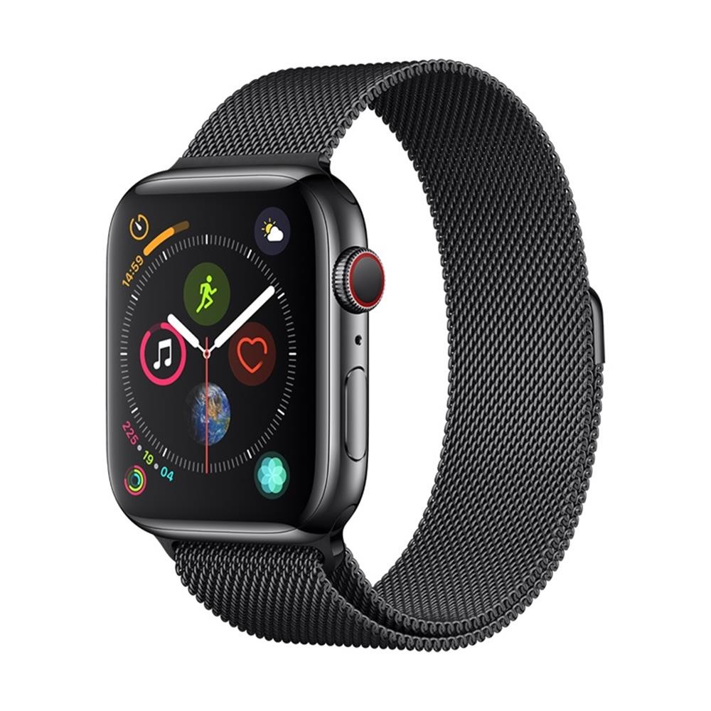 Apple iWatch Devia Elegant Milanese 42/44/45mm Óraszíj - Space Black
