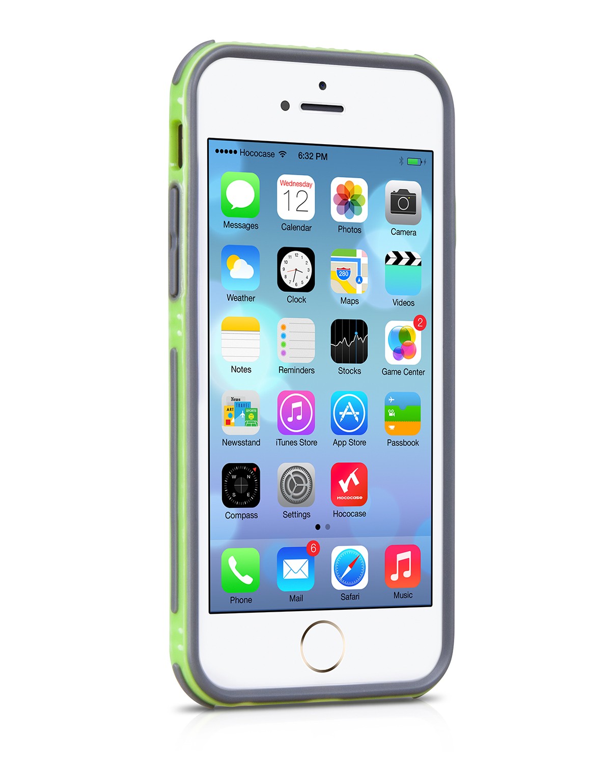 Apple iPhone 6 HOCO Moving Shock-proof Szilikon Bumper - Zöld