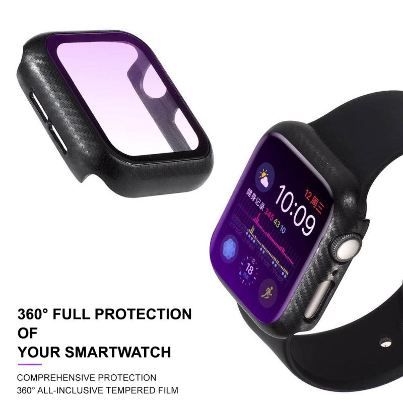 Apple iWatch 4/5/6/SE 40mm Lito S+ Anti-Blue Üveg Előlap - Carbon