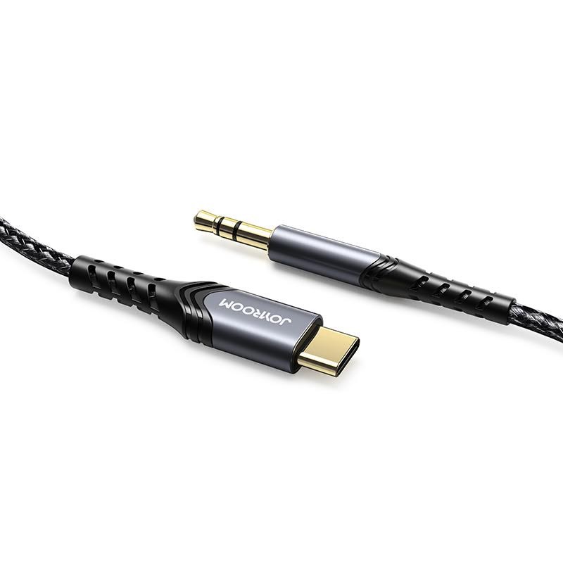 JOYROOM SY-A03 USB Type-C Hi-Fi Audió 1M Kábel - Fekete