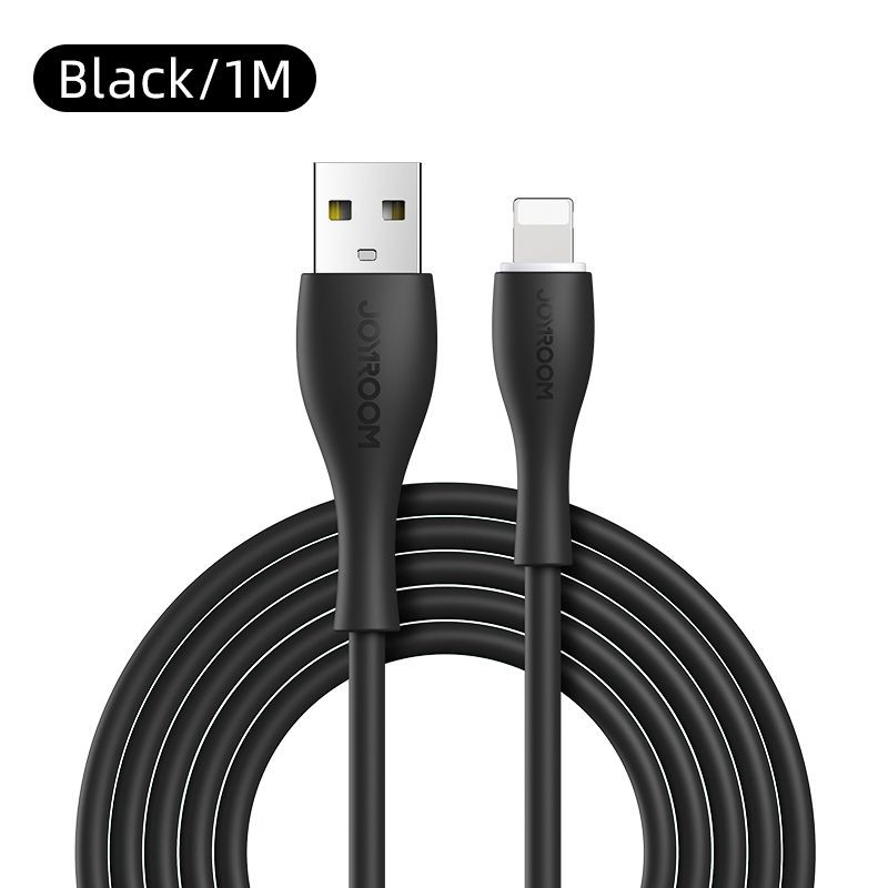 Joyroom S-1030M8 USB Lightning 3A 1M Adatkábel - Fekete