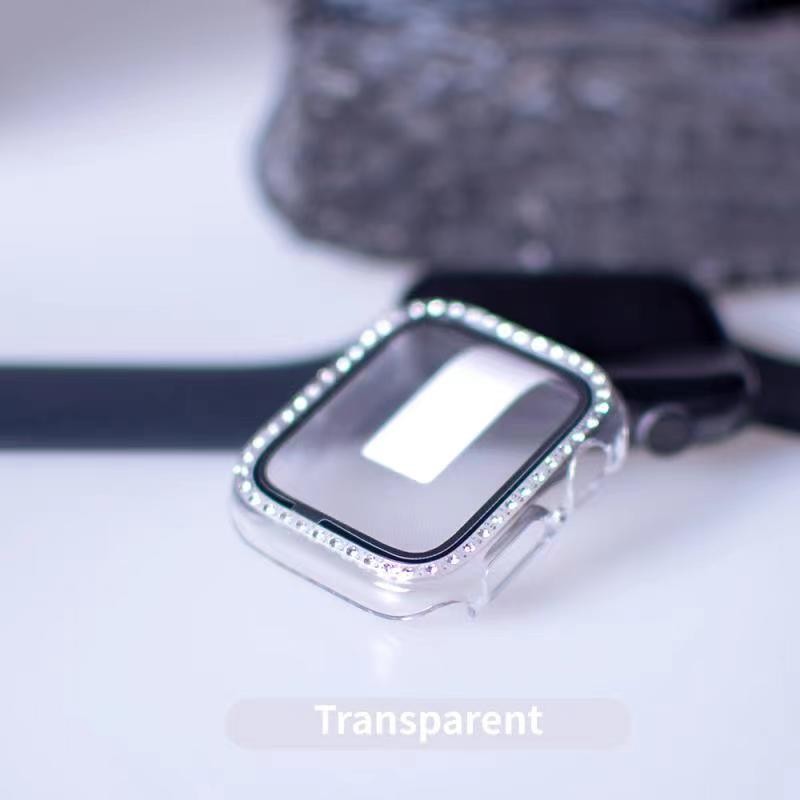 iWatch 4/5/6/SE 44mm Lito S+ Köves Üveg Előlap - Átlátszó