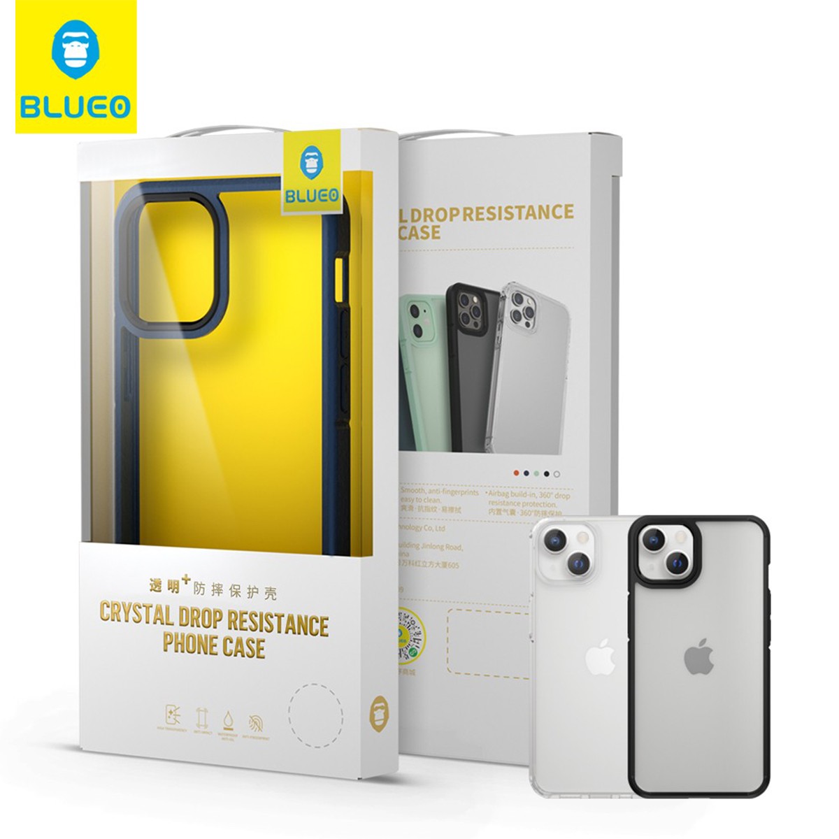 Apple iPhone 11 Pro Blueo Crystal Drop Resistance Hátlap - Átlátszó