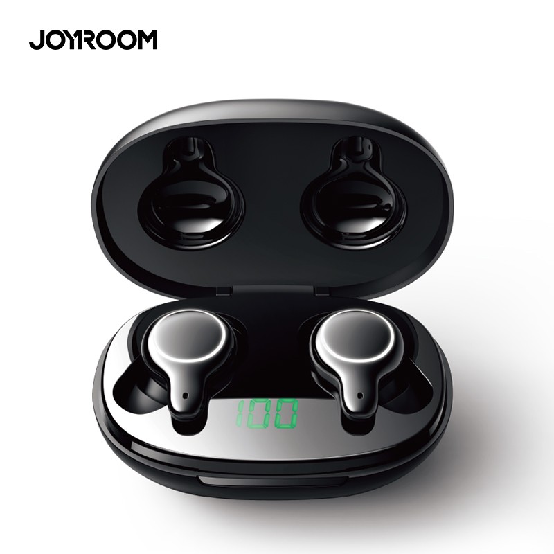 Joyroom JR-T12 TWS Bluetooth 5.0 Headset - Fekete