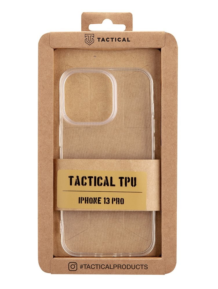Apple iPhone 13 Pro TACTICAL TPU Hátlap - Átlátszó