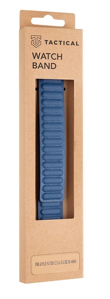 Apple iWatch TACTICAL 728 Loop Leather 38/40/41mm Óraszíj - Kék