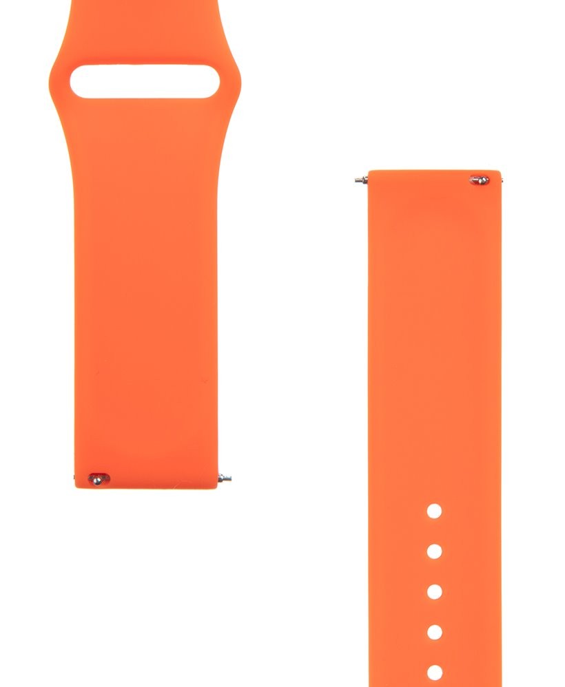 Univerzális TACTICAL 613 Silicone 22mm Óraszíj - Narancssárga