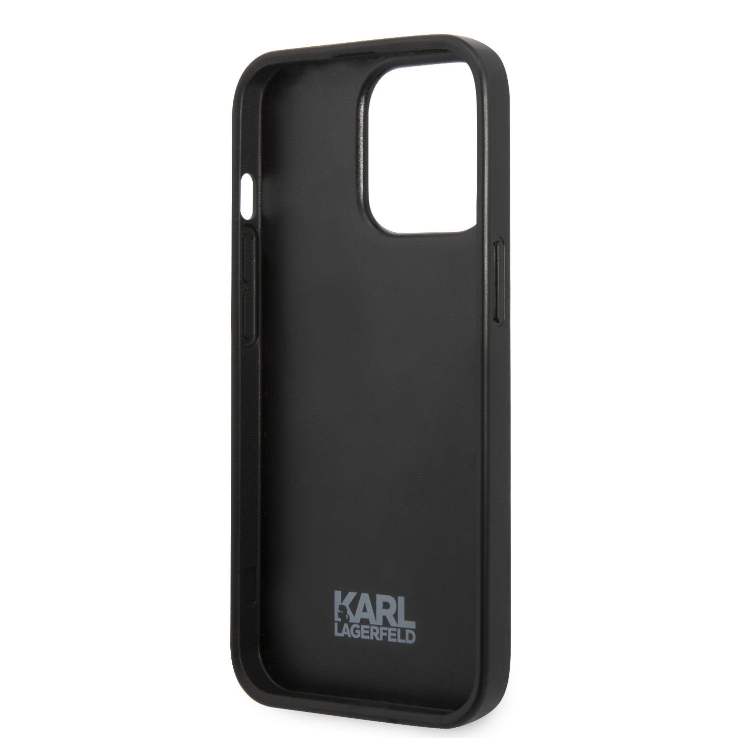 Apple iPhone 13 Pro Max KARL LAGERFELD KLHCP13XPMNFIK1 Hátlap - Szürke