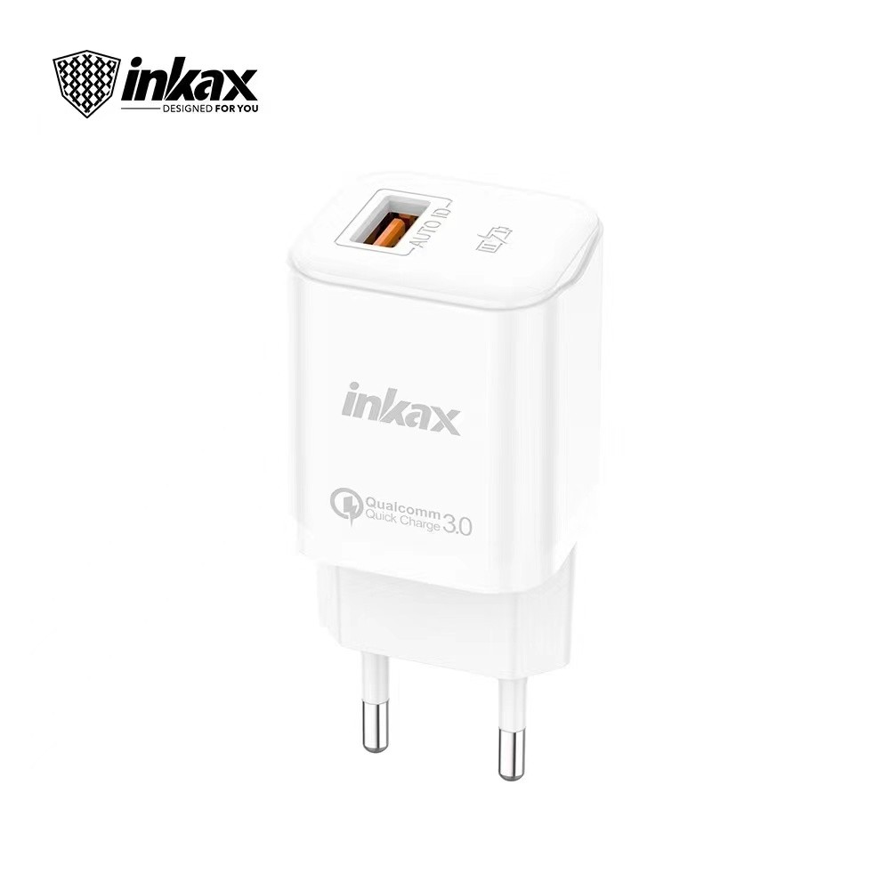 INKAX HC-03 QC 3.0 20W Hálózati Töltőfej - Fehér