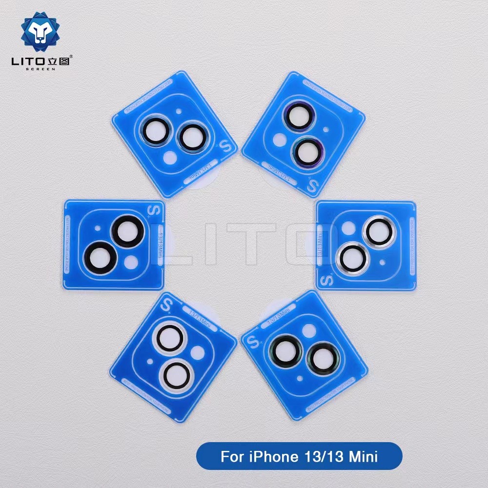 Apple iPhone 13 Mini/13 Lito S+ 3D Kamera Védő Üvegfólia - Átlátszó
