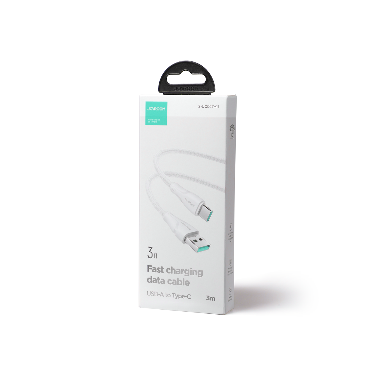 Joyroom S-UC027A11 3.0A USB Type-C 3M Adatkábel - Fehér