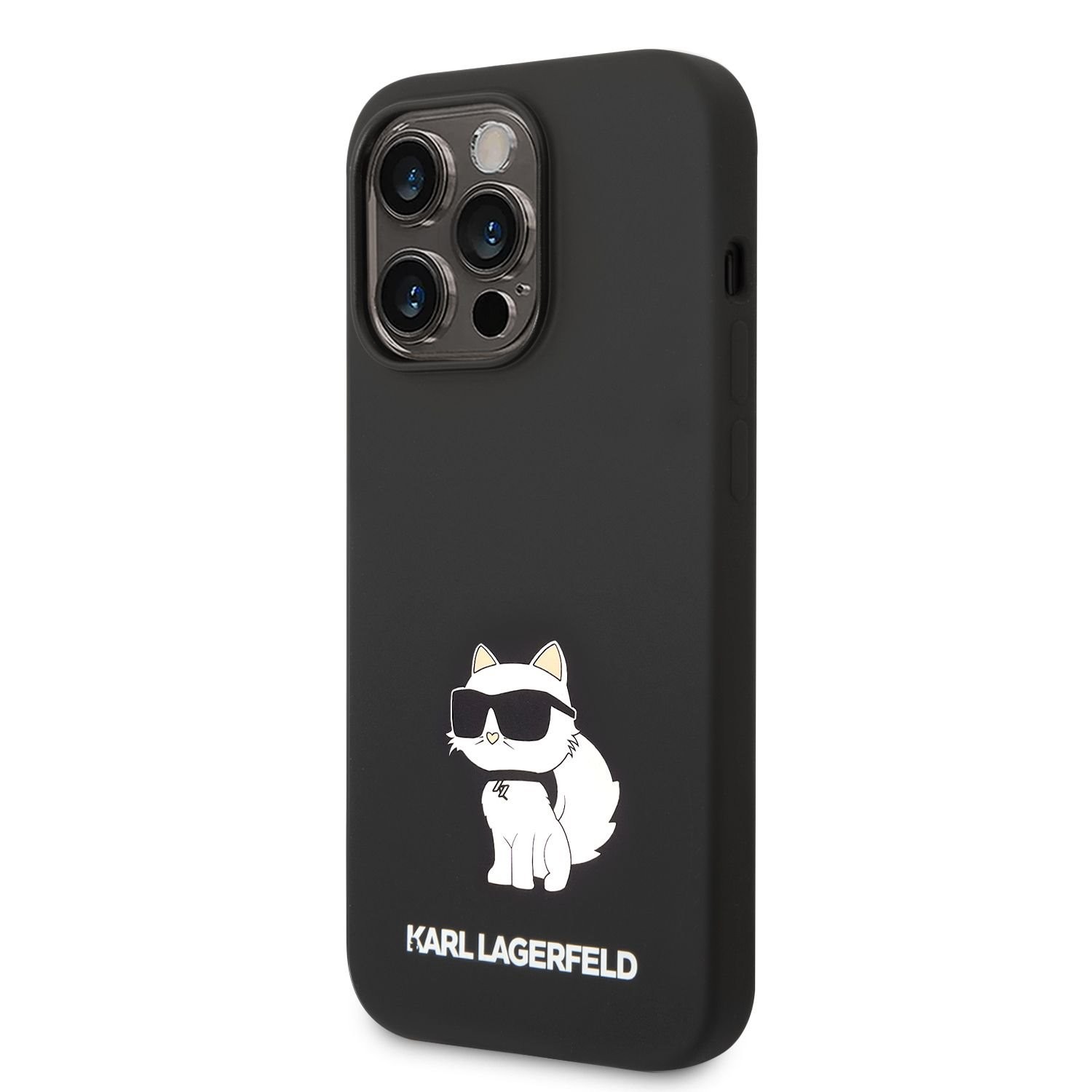 Apple iPhone 14 Pro Max KARL LAGERFELD KLHCP14XSNCHBCK Liquid Hátlap - Fek
