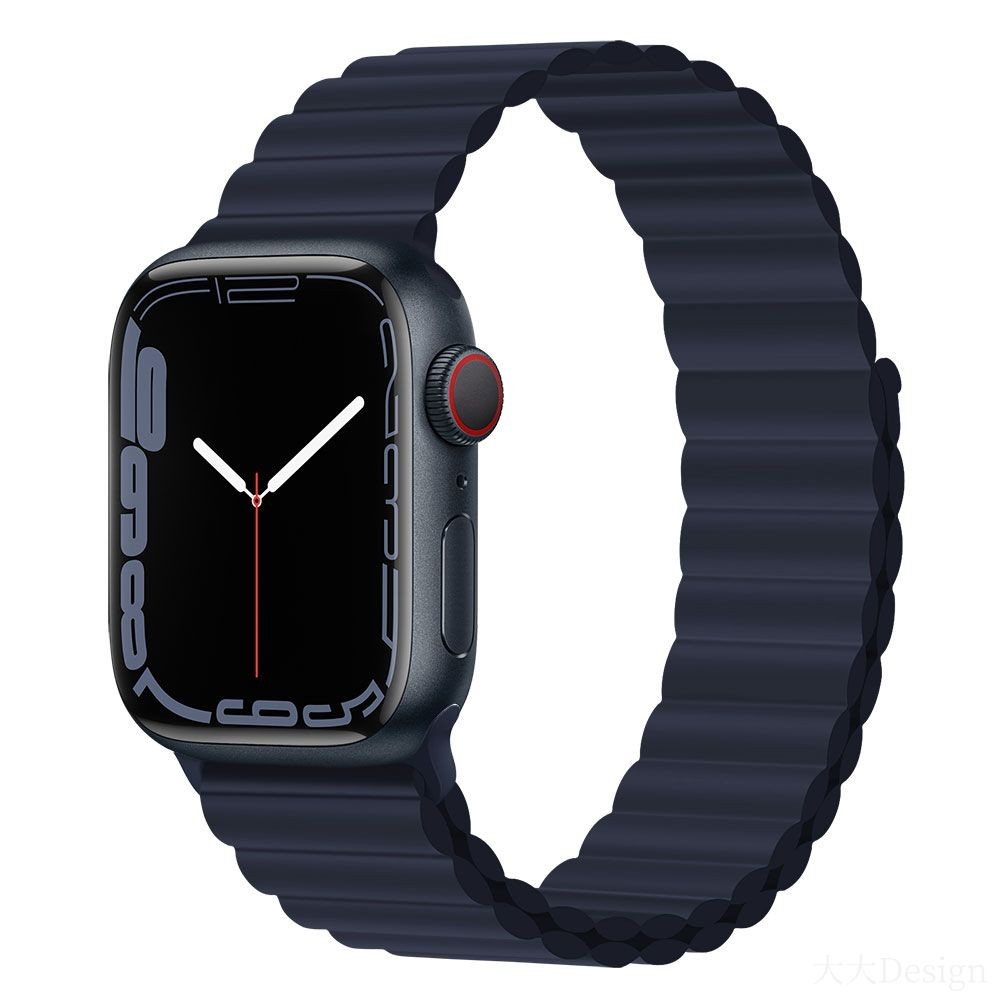 Apple iWatch Devia Delux Sport 3 Silicone Magnet 42/44/45mm Óraszíj - Indi