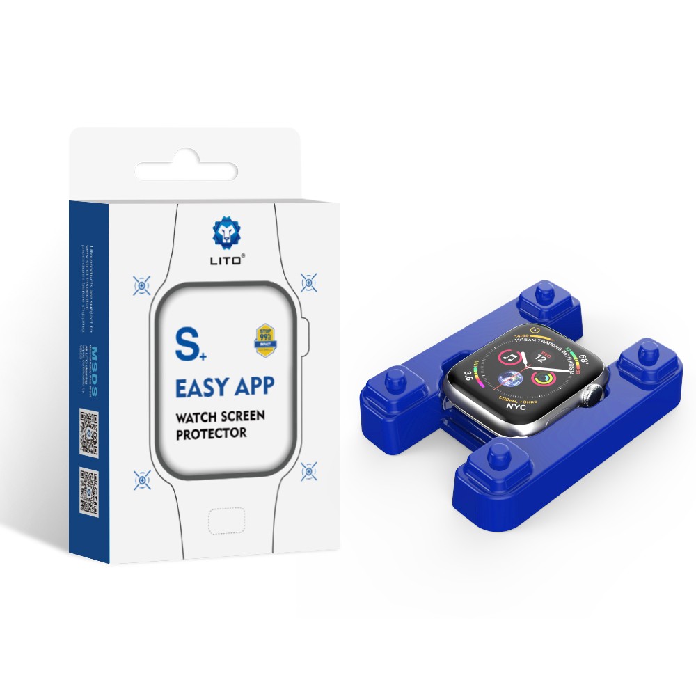 Apple iWatch 7/8 41mm Lito S+ Easy App 2.5D Fólia - Átlátszó