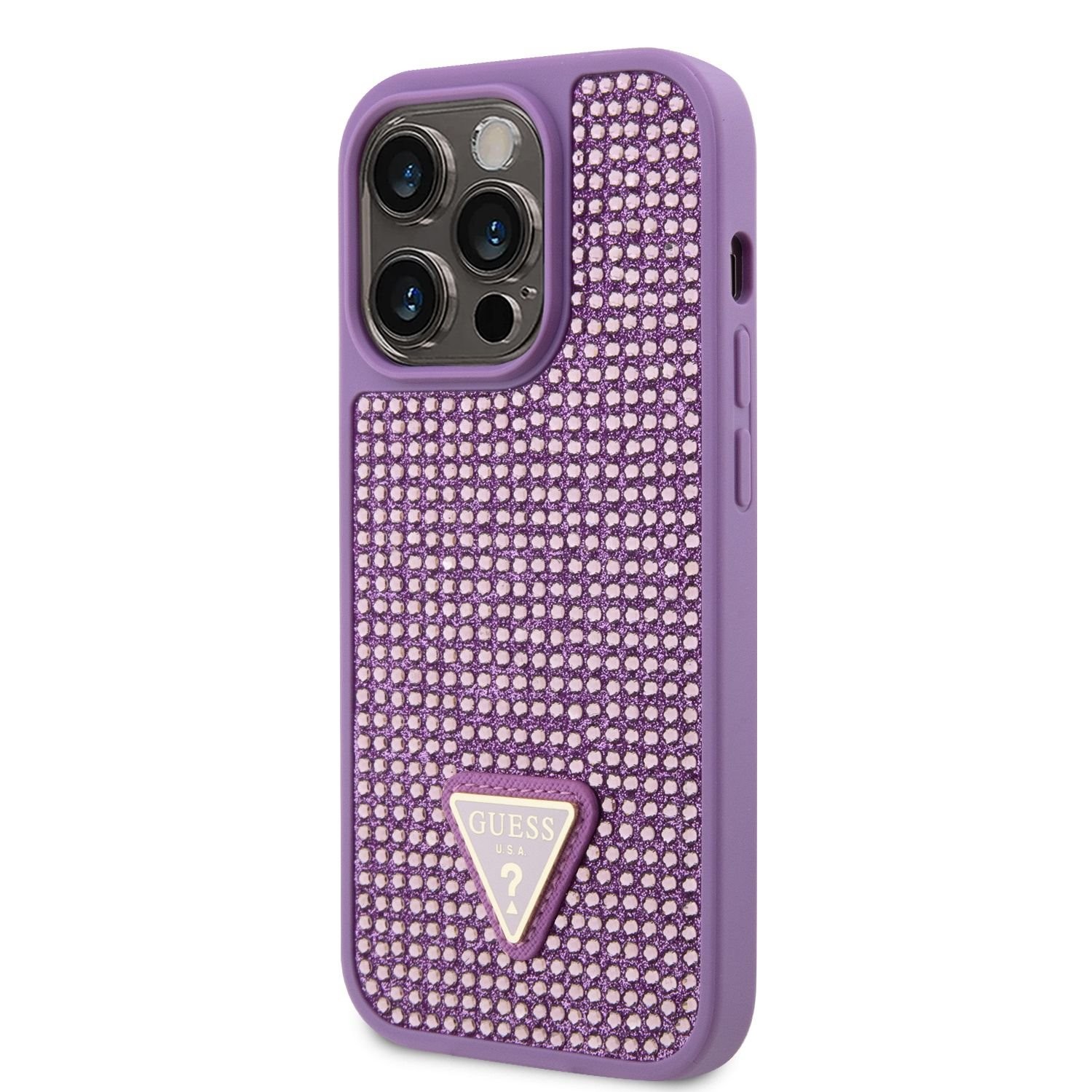 Apple iPhone 14 Pro GUESS GUHCP14LHDGTPU Hátlap - Lila