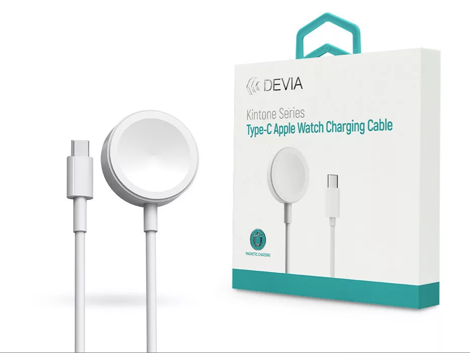 DEVIA DA399 Kintone USB Type-C Magnetic Wireless Apple iWatch Töltő - Fehé