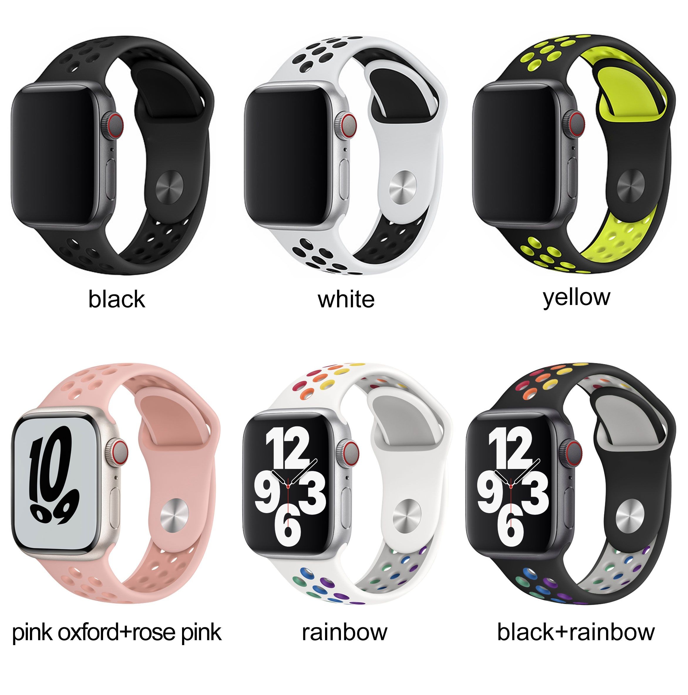 Apple iWatch Devia Delux Sport 2 38/40/41mm Óraszíj - Black
