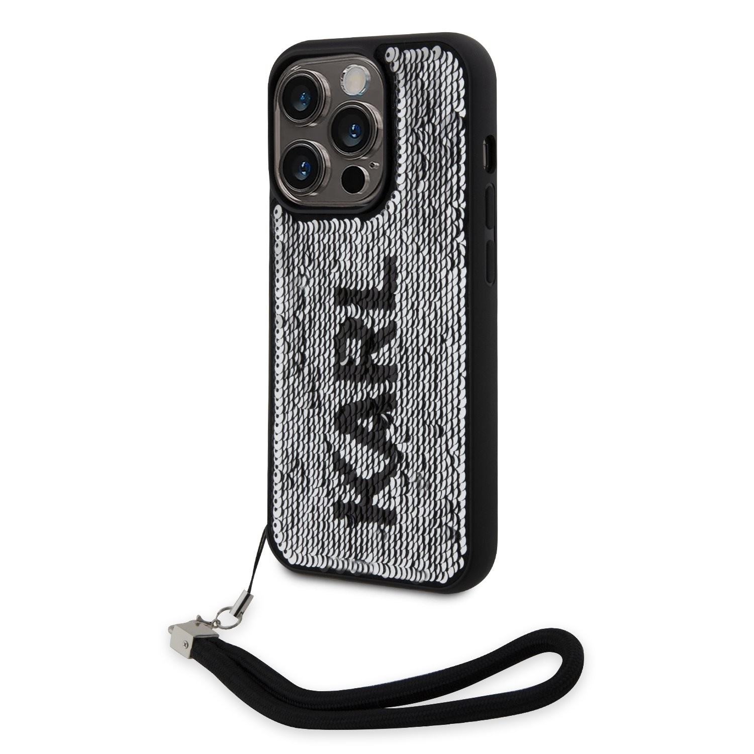 Apple iPhone 15 Pro KARL LAGERFELD KLHCP15LPSQRKS Reversible Hátlap - Feke