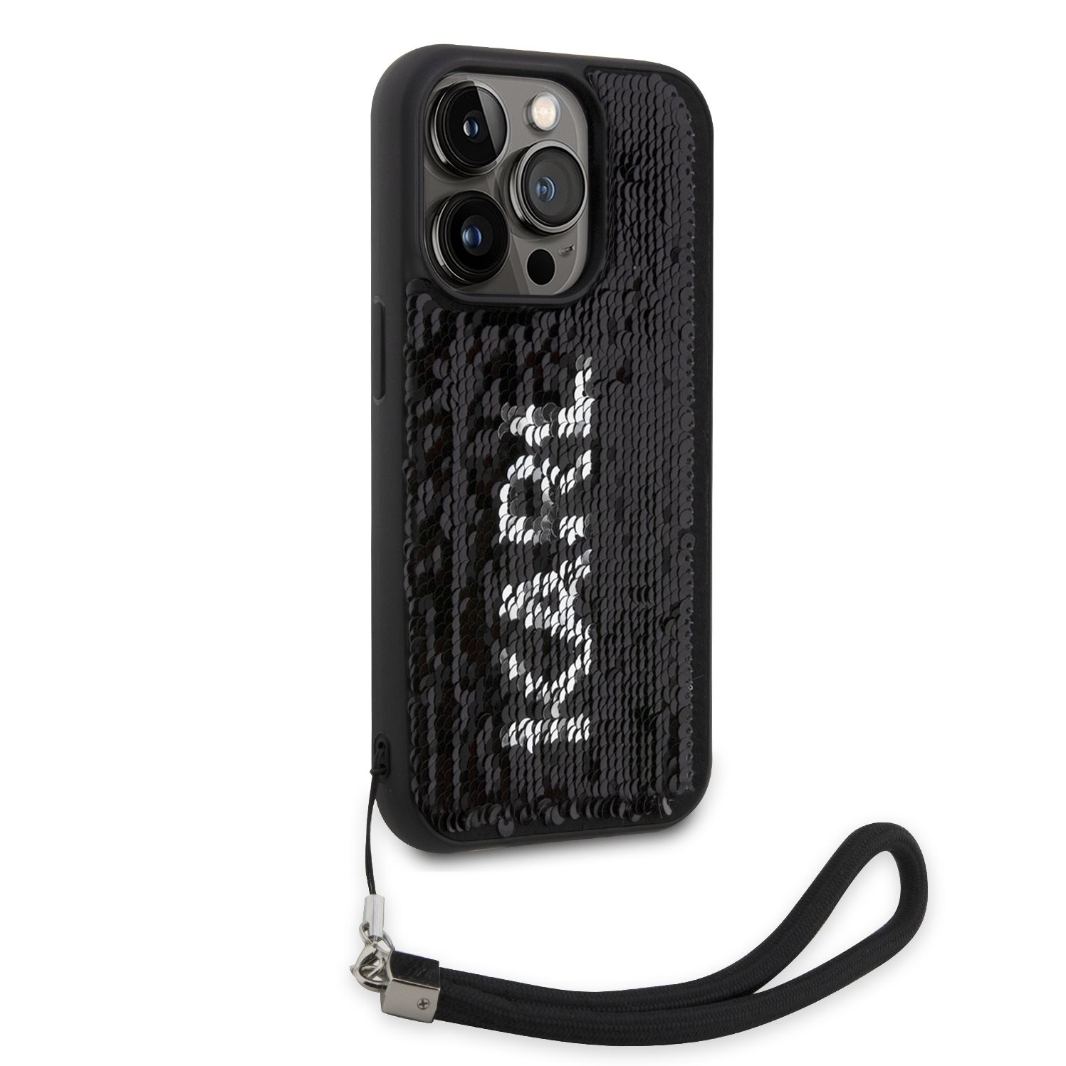 Apple iPhone 15 Pro KARL LAGERFELD KLHCP15LPSQRKS Reversible Hátlap - Feke