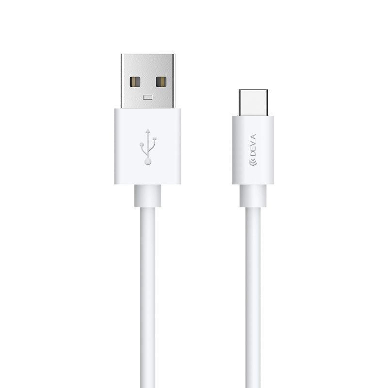 DEVIA EC066 Smart USB Type-C 2M Adatkábel - Fehér
