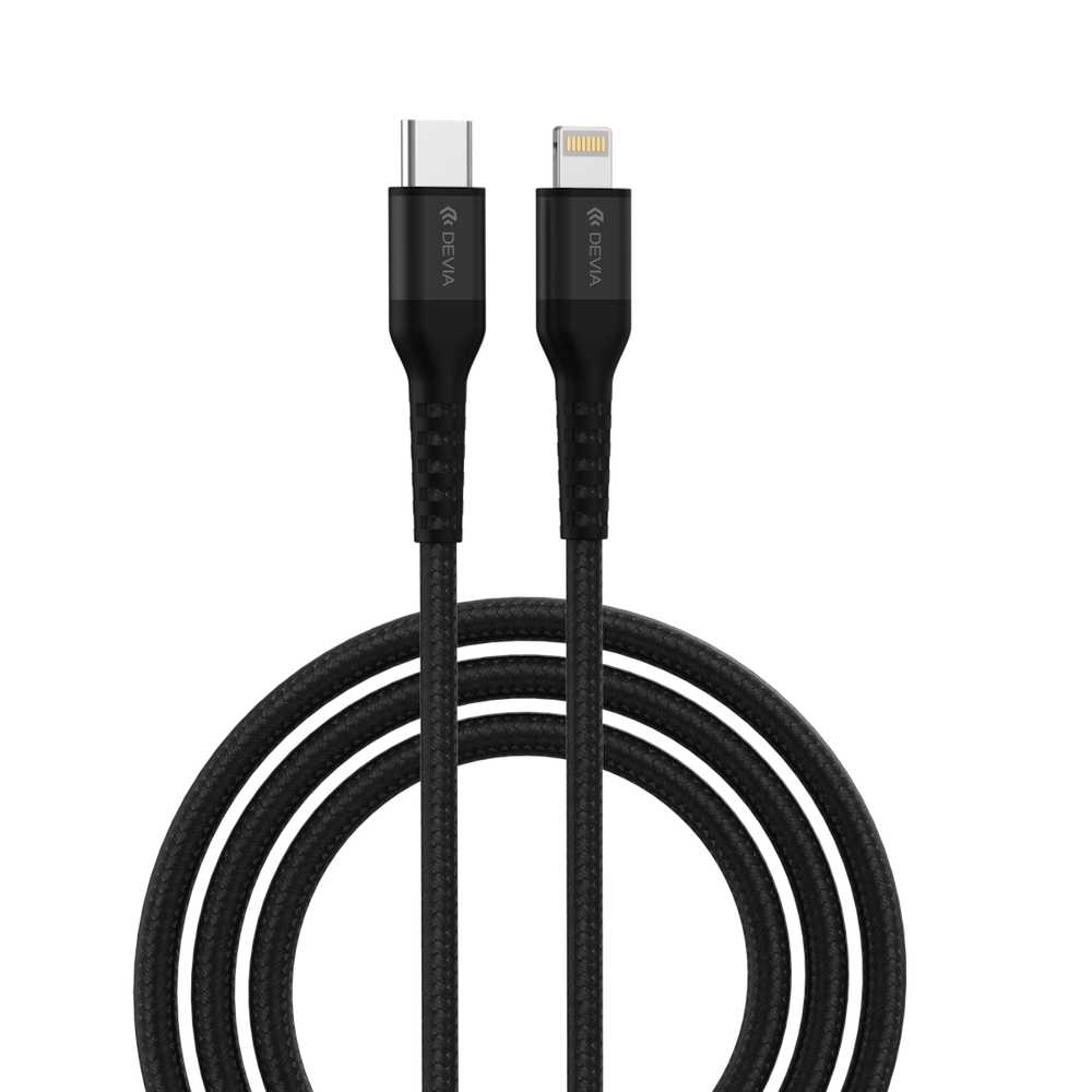 DEVIA EC Gracious PD 3A Lightning 1.5M Adatkábel - Fekete