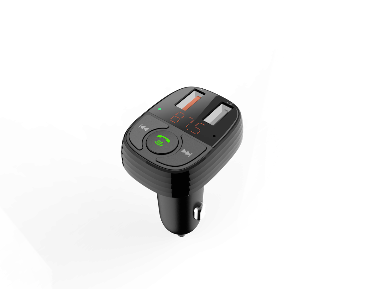 DEVIA Smart QC 3.0 20W FM Transmitter - Fekete