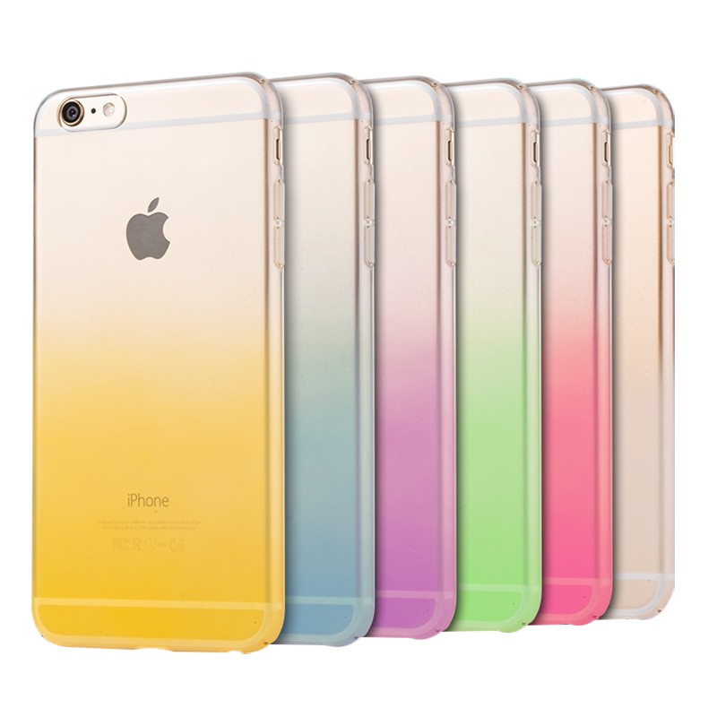 Apple iPhone 6/6s JOYROOM Matt Félig Színes Hátlap - Arany