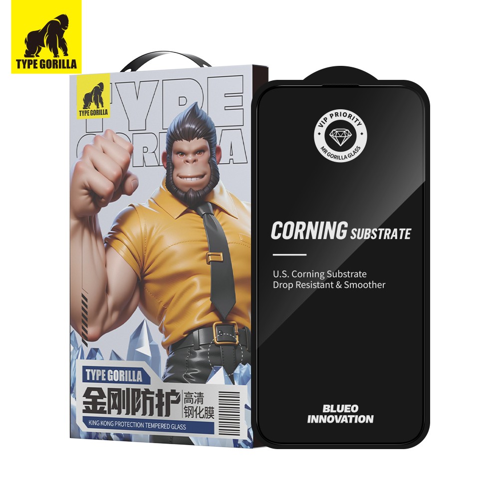 Apple iPhone 13 Mini TG ESD King Kong Corning Gorilla 2.5D Üvegfólia - Fek