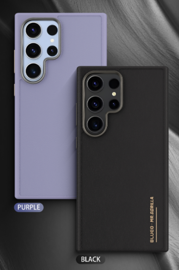 Samsung S24 Blueo Synthetic Leather Hátlap - Átlátszó